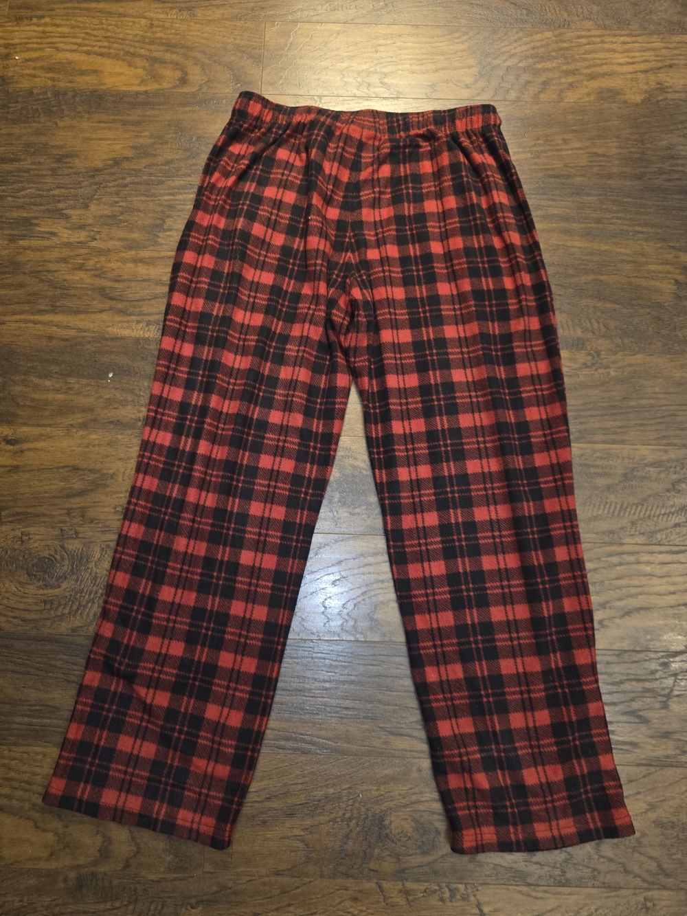 Weatherproof Vintage Plaid Pajama Pants in Red & Black Size Large